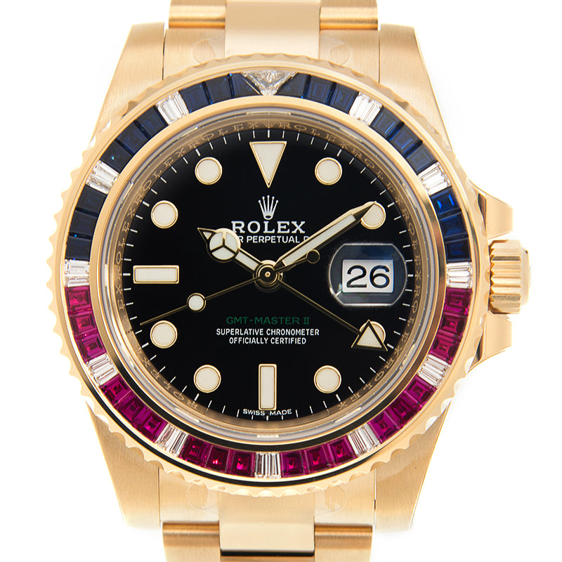 Rolex gmt outlet saru yellow gold