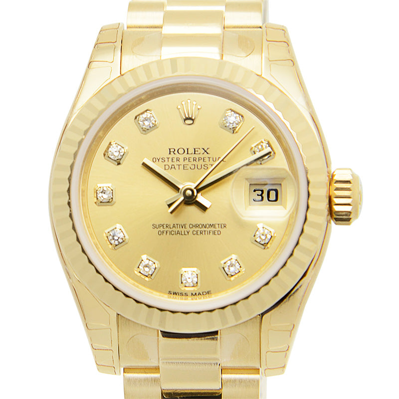 Rolex Lady Datejust 179178GCH Gold