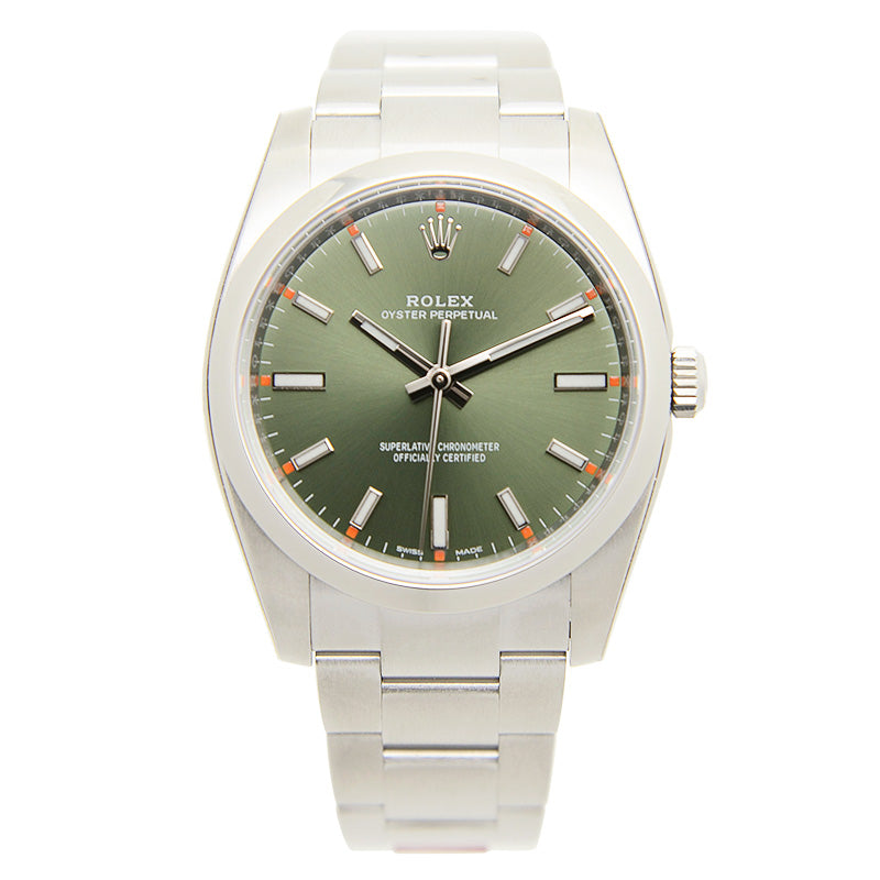 Rolex Oyster Perpetual 114200GREEN_O Green