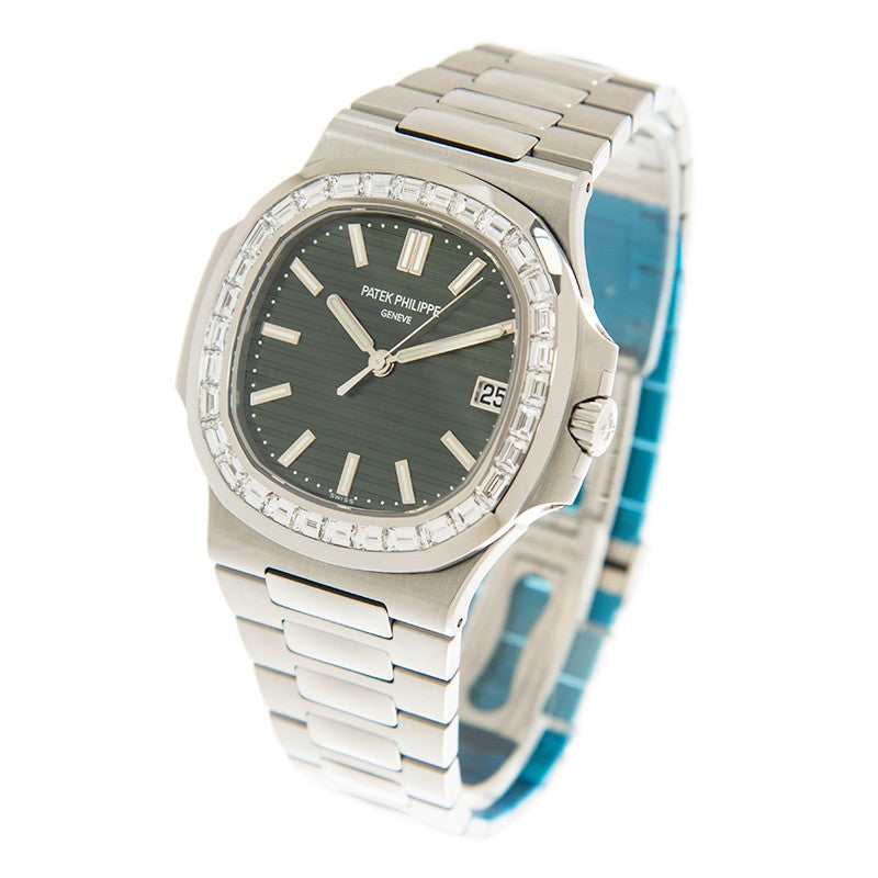 New Mens Patek Philippe Nautilus 5711/1A Steel VVS Diamond Watch