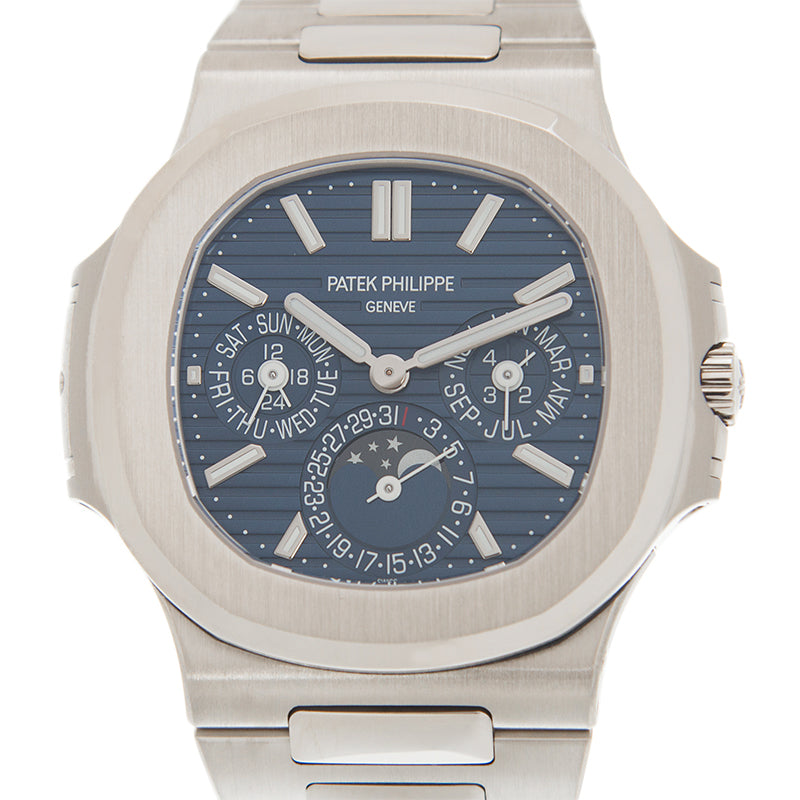 Patek Philippe Nautilus 40mm Blue Dial White Gold Watch Men's Watch 5740/1G-001  - The Watches Hub
