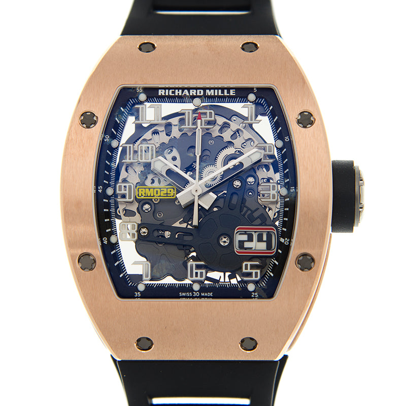 RICHARD MILLE OVERSIZE DATE RM029 RG Perpetual Co Watches