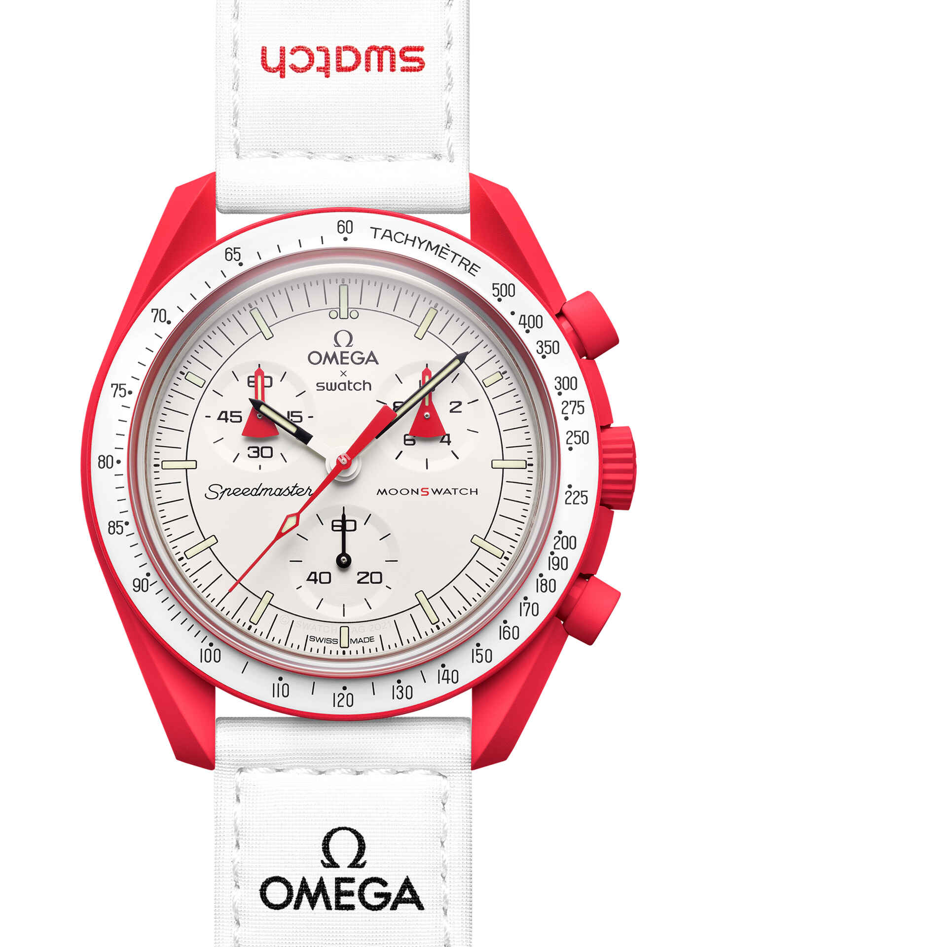 OMEGA × Swatch MISSION TO MARSホワイト